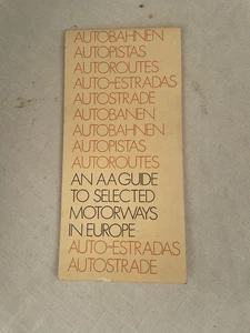 Ein AA-Leitfaden für ausgewählte Autobahnen in Europa 1976 Leser Digest - Bild 1 von 5
