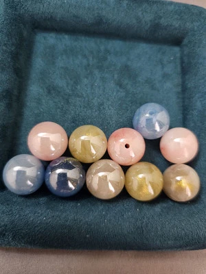 Acrylic Round beadable drilled 16mm Mixed Colour, 10pcs B22325 - Image 1 of 3