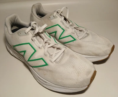 Zapatillas deportivas New Balance Fresh Foam 680 v8 para hombre 12D blancas verdes Foto 1 de 4