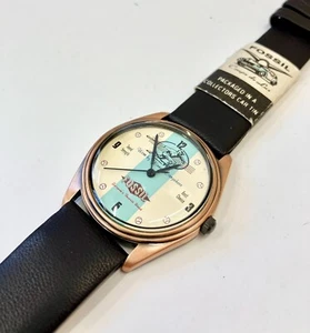 Orologio unisex FOSSIL Vintage originale, Ramato, Quarz, Baseball, NUOVO - Picture 1 of 5