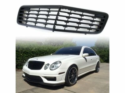 Matte Black Front Bumper Grille For Mercedes Benz W211 E-Class 07-09 - Image 1 of 3