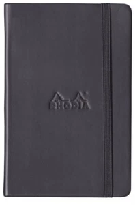 Rhodia (R118769) 5 1/2" x 8 1/4" Webnotebook (Dot Grid Paper) w/Black Cover - Picture 1 of 4