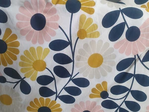 Orla Kiely House Double Duvet Cover + 2 Pillowcases Daisy Pattern - Picture 1 of 4