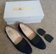 Gamis Collect Navy Blue Patent & Suede Shoes UK Size 4 EUR 37 Boxed