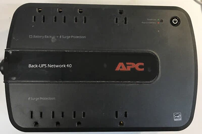 APC BACK-UPS NETWORK 40 SURGE PROTECTION BACK UP. NO BATTERY INCLUDED. - Image 1 of 4