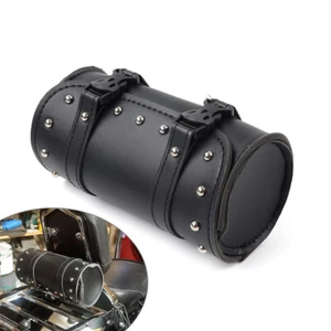Motorcycle Universal Front Fork Tool Bag Handlebar Saddle Bag - Picture 1 of 11