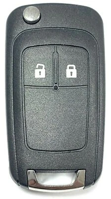 RFC 2 button flip key case for Vauxhall Opel Corsa E 2014 - 2017 remote fob - Image 1 of 4