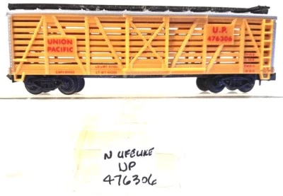 N Life-Like 476306 Despatch Stock Car Union Pacific UP #476306 - Image 1 of 3