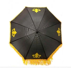 Paraguas nevera New Orleans Saints Fleur De Lis negro y dorado 25" 2da línea - Imagen 1 de 3
