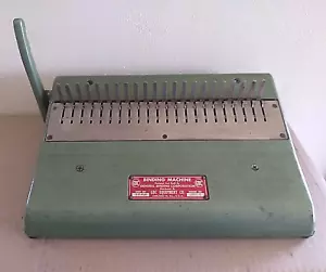 Vintage GBC Model JBC-1 Manual Binding Machine Home Business Office 15" x 10"x5" - Picture 1 of 10