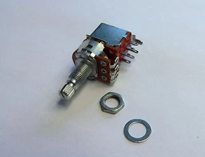 A250K switched long push pull pot fr guitar tone/volume 250K log potentiometer - Picture 1 of 1