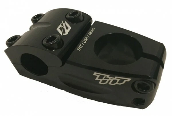 TNT BMX Stem,1-1/8 ALLOY TOP LOAD RACE BLACK 48MM Oldschool GT BMX SE NEW - Image 1 of 1