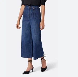 Joie Porter Crop Wide Leg Jeans  Sz 27/4 - Picture 1 of 10
