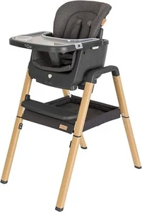 Tutti Bambini Nova Evolutionary Highchair 7 Adjustable Modes Grey Oak - Imagen 1 de 7