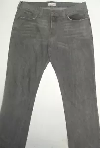 Mens TAGGED 36 x 34 ACTUAL 34 X 32 Bullhead Dillon Skinny Denim Jeans Grey - Picture 1 of 11