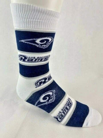Los Angeles Rams Football Stripe Thin Socks Cover