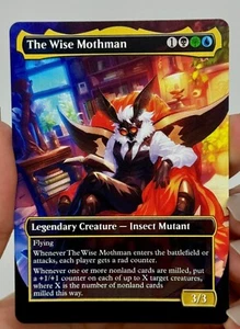 The Wise Mothman - Tarjeta proxy con arte diseñado a medida - Imagen 1 de 2