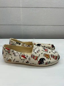 Scarpe da donna Toms Belmont beige per gatti da vacanza taglia 6,5 - Foto 1 di 9