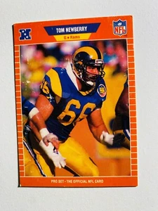 1989 PRO SET #205 TOM NEWBERRY NM-MT NFL FOOTBALL CARD - Picture 1 of 2