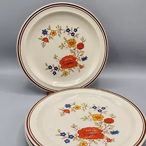 Sommer Garten Essteller von Excel Linda 10 3/8" Vintage Landhaus Dekor 4er Set - Bild 1 von 9