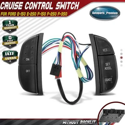 Cruise Control Switch for Ford E-150 E-250 03-04 F-150 F-250 F-350 Super Duty - Image 1 of 4