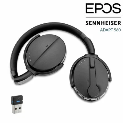 EPOS Sennheiser Adapt 560 USB-A Dual-Connect ANC Bluetooth Headset - MS Teams - Image 1 of 4