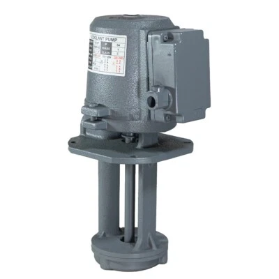 Bomba de refrigerante para maquinaria de 1/8 HP, 110/220V, 1PH, eje de 150 mm (6”) para tornos Foto 1 de 2