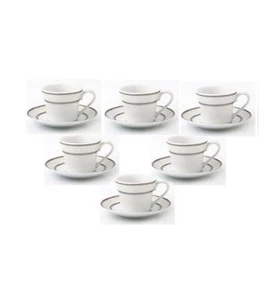 Lorren Home 290550 Espresso Service, Set of 6 - Picture 1 of 2