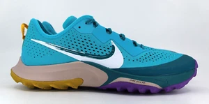 Nike Air Zoom Terra Kiger 7 Turquoise Blue White CW6062-400 - Picture 1 of 21