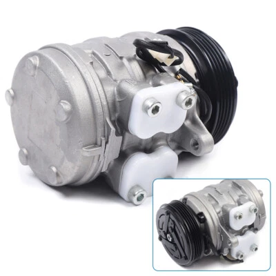 AC Compressor+Clutch For 1989-1994 Geo Metro 1.0L Suzuki Sidekick/Swift 1.6/1.3L - Image 1 of 4