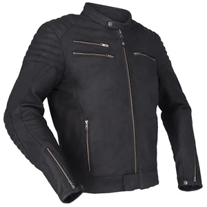 Richa Charleston Leather Motorcycle Jacket - Black - Picture 1 of 16