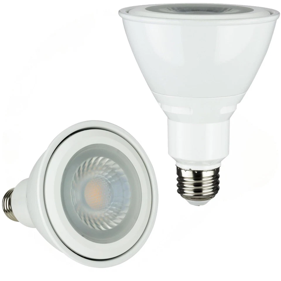 2Pack PAR30LN Long Neck Flood Light Bulb, 10W (75W), Dimmable, 3000K, 800LM, E26 - Image 1 of 1
