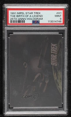 1991 Impel Star Trek 25th Anniversary Holograms #H1 PSA 9 MINT 0mf9 - Image 1 of 3