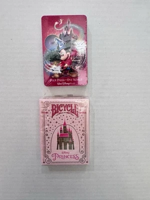 Bicycle Princess Disney Park Playing Cards 2023 NEW SEALED Lot Of 2 - Image 1 of 4