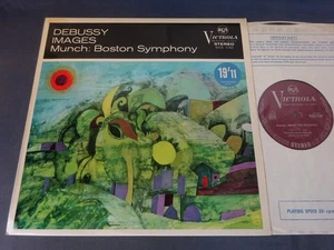 DEBUSSY - IMAGES LP, Boston S/O, Charles Munch, RCA VICS 1162 - Picture 1 of 4