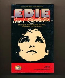 Edie Sedgwick Ciao! Manhattan US Beta HiFi Video 1983 Andy Warhol Factory NYC - Picture 1 of 5