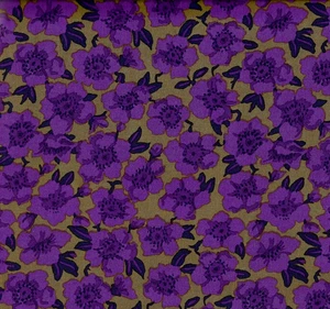 Kaffe Fassett ANEMONE PURPLE GP78 8” X WOF original issue - Picture 1 of 1