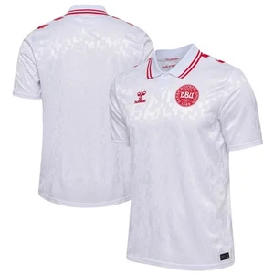 Men's White Denmark National Team 2024 Away Replica Jersey - Picture 1 of 3