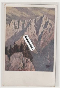 Bruno Hess 1925    Künstlerpostkarte Hochtorgruppe von Norden  ( Gesäuse  ) - Bild 1 von 2