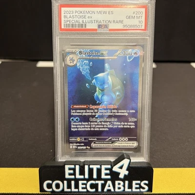 Scarlet & Violet - 151 - Blastoise EX 200/165 Spanish - PSA 10 - Image 1 of 2