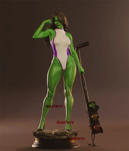 She-Hulk Ver B 1/8 Unpainted GK Models 3D Printed Figure Blank Resin Kits H24cm - Picture 1 of 5