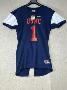 NWT NIKE USMC Team  Football Jersey Blue Red Men's Size Large  - Picture 1 of 10