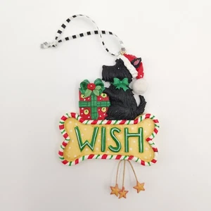 Mary Engelbreit Scottie Dog Christmas Ornament Santa Hat Present Wish Bone Star - Picture 1 of 9