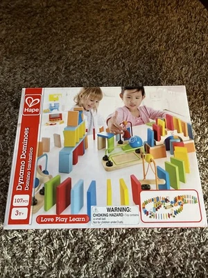 Juego de 107 piezas Hape Dynamo Dominos en caja Foto 1 de 4