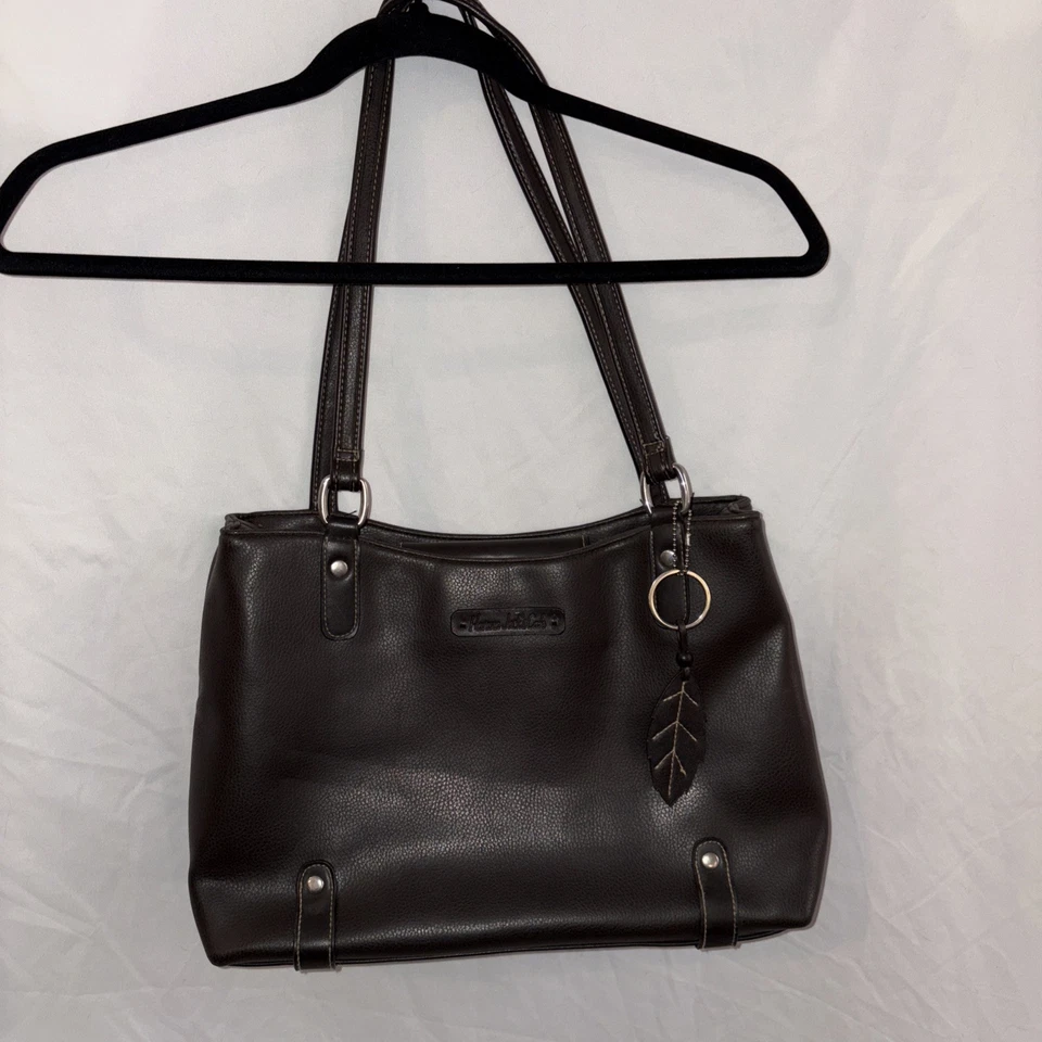 Havana Jack’s Café Bolso de Mano Marrón 13” Largo 9” Alto 4” Ancho Adjunto Llavero Foto 1 de 4