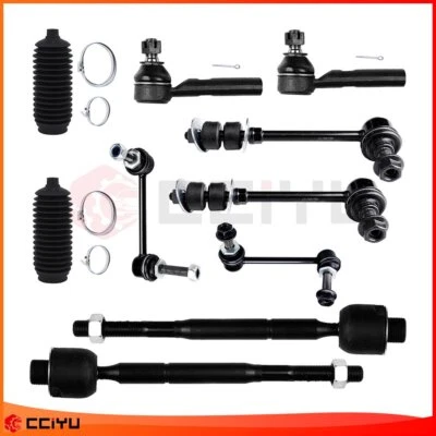 Set Of 10 For 2003-2009 Toyota 4Runner Front Rear Tie Rod End Stabilizer Bar End Foto 1 de 4