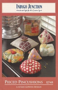 Indygo Junction Pattern IJ748 Pieced Pincushions by Susan Gower - Picture 1 of 2
