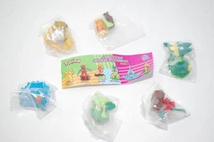 Pokemon Buildable Figure Collection Complete set of 6 TOMY Gacha TYC - Picture 1 of 3