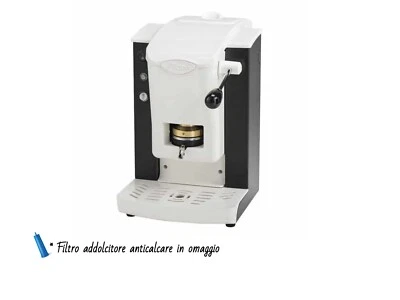 MACCHINA CAFFE CIALDE FABER SLOT PLAST BIANCA NERA + FILTRO ANTICALCARE OMAGGIO