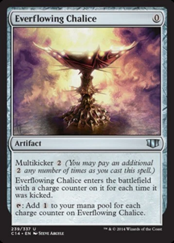 MTG - Everflowing Chalice - Commander 2014 - NM, English Magic FLAT RATE SHIP - Image 1 of 1